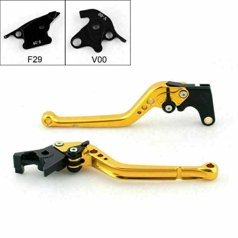 Long Brake Clutch Levers for Honda ST 1300 (2008–2012) Gold T9