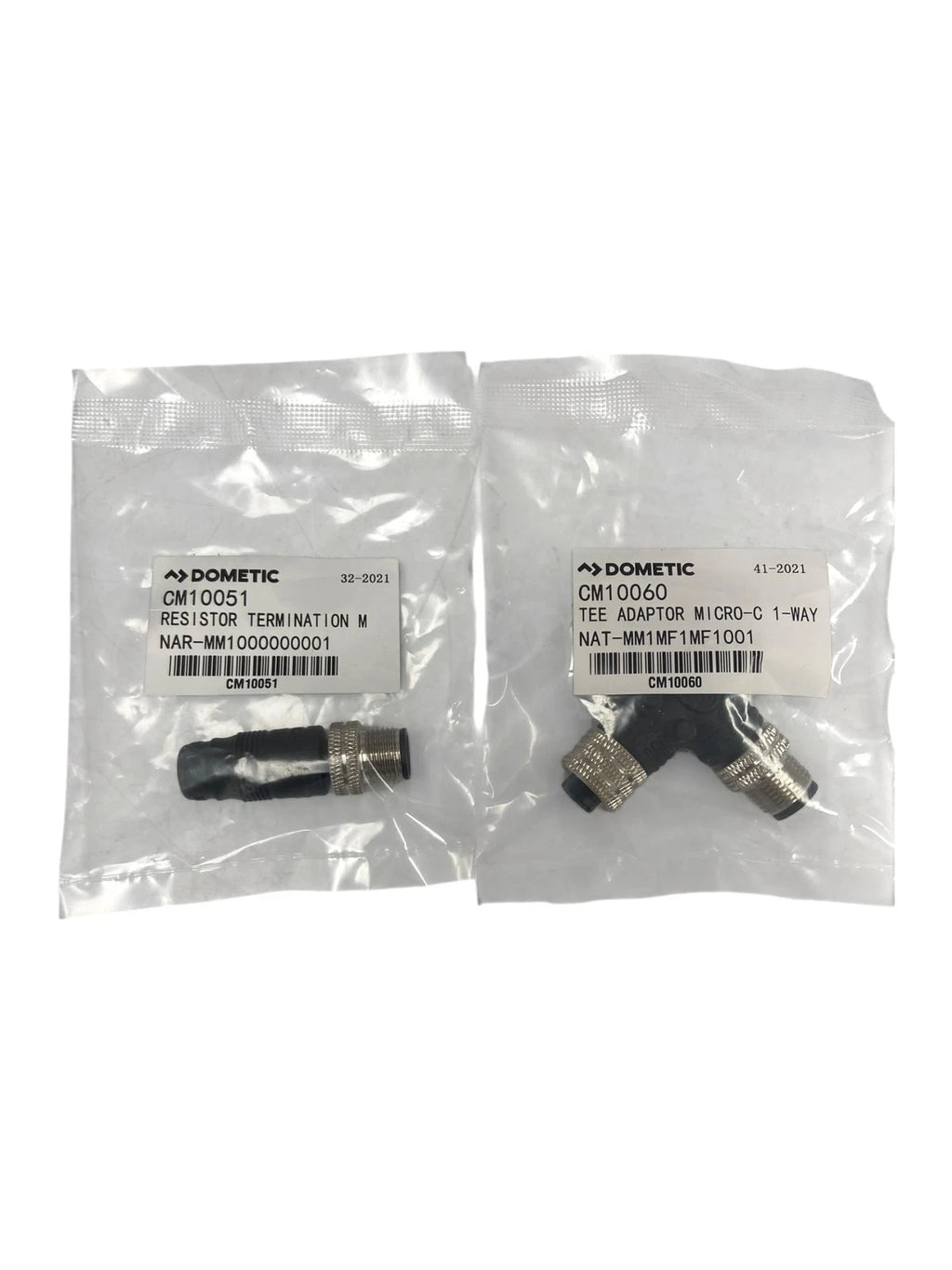 Resistor Termination Male & Tee Adapter Micro-C for Dometic/SeaStar (CM10051, CM10060)