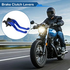 Short Brake Clutch Levers for Suzuki GSX-8S (2023–2025) - Solid Blue, 1 Pair