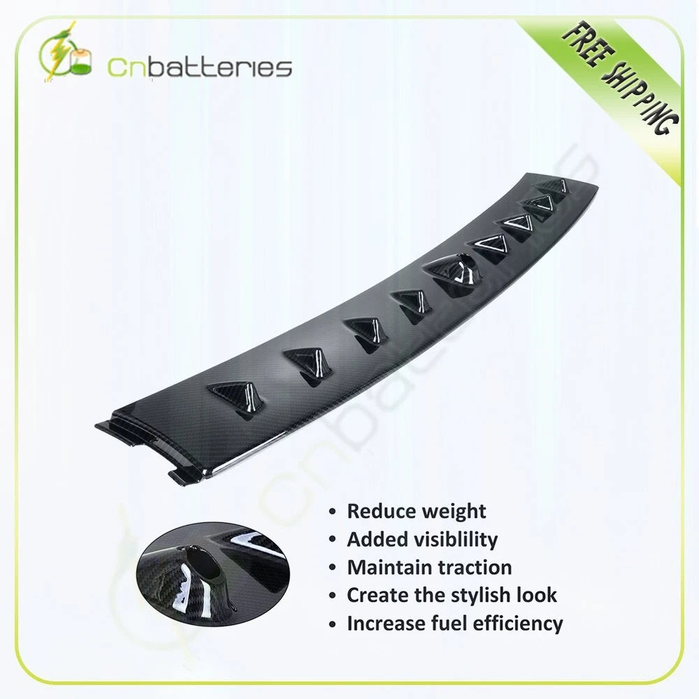 Rear Roof Spoiler for Mitsubishi Lancer EVO (2002–2007) Carbon Fiber Style