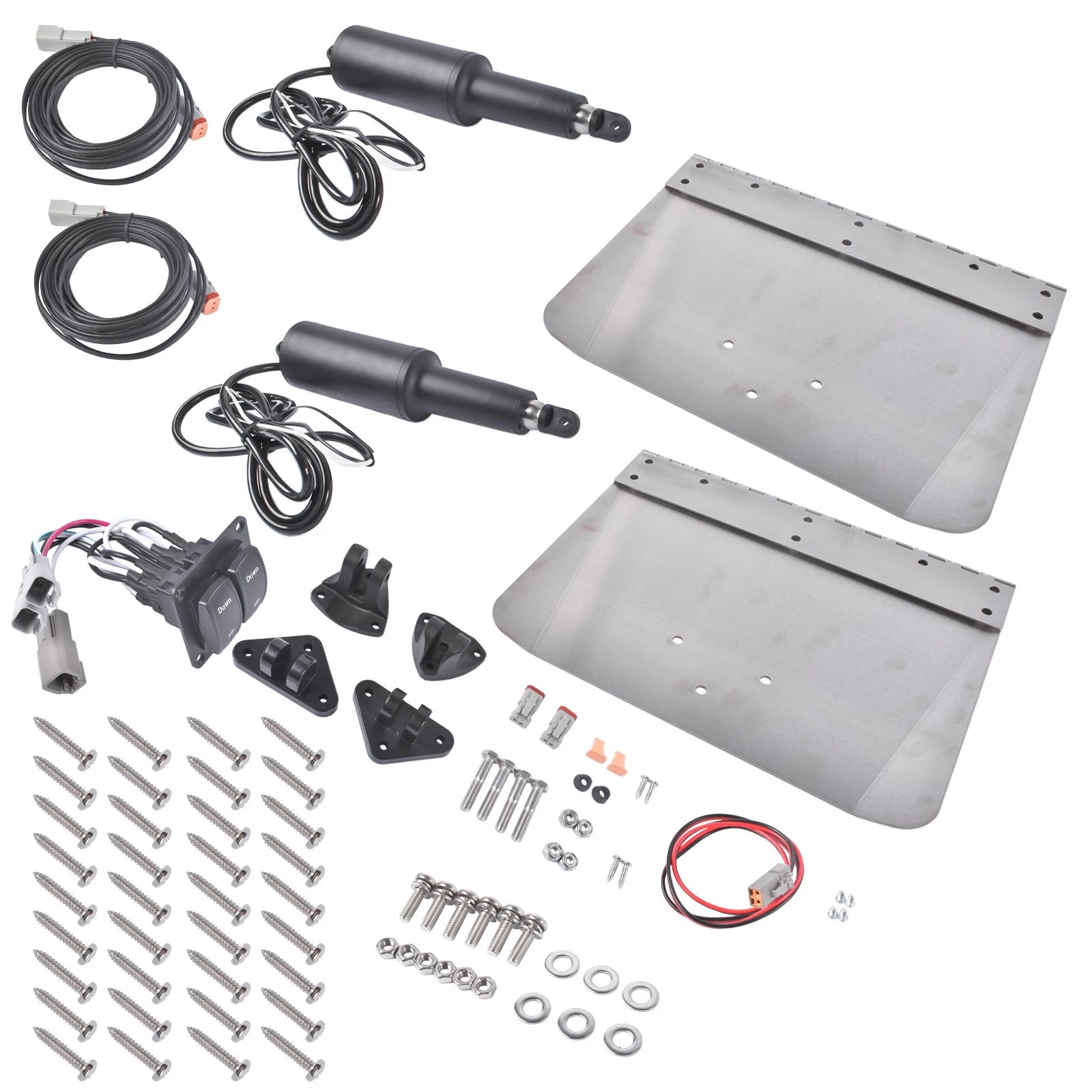 Electric Trim Tab Kit for 16-25ft Boat (Standard Mount)