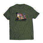 POW MIA Waving Flag T-Shirt for Big Rig Trucks