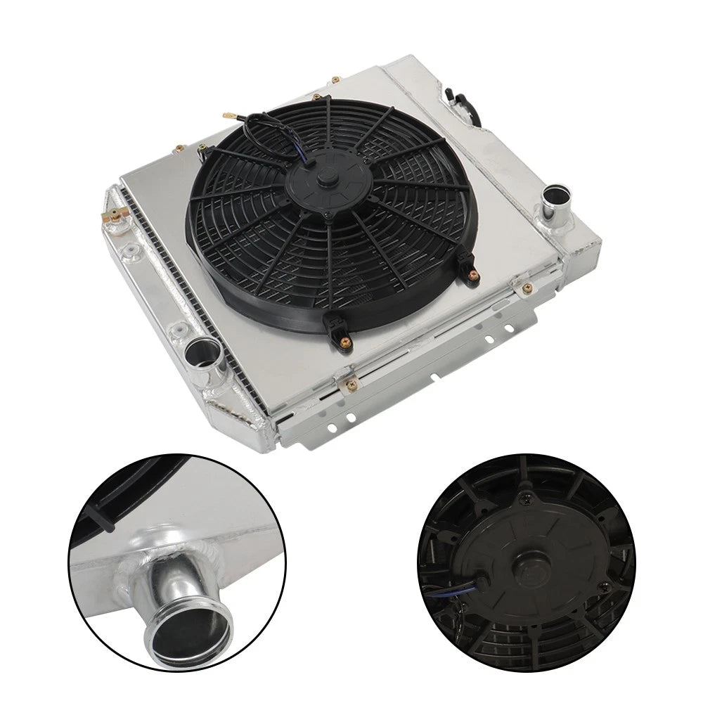 3 Row Radiator with Shroud Fan for Ford Mustang (1964–1966) & Mercury Comet (1960–1965)