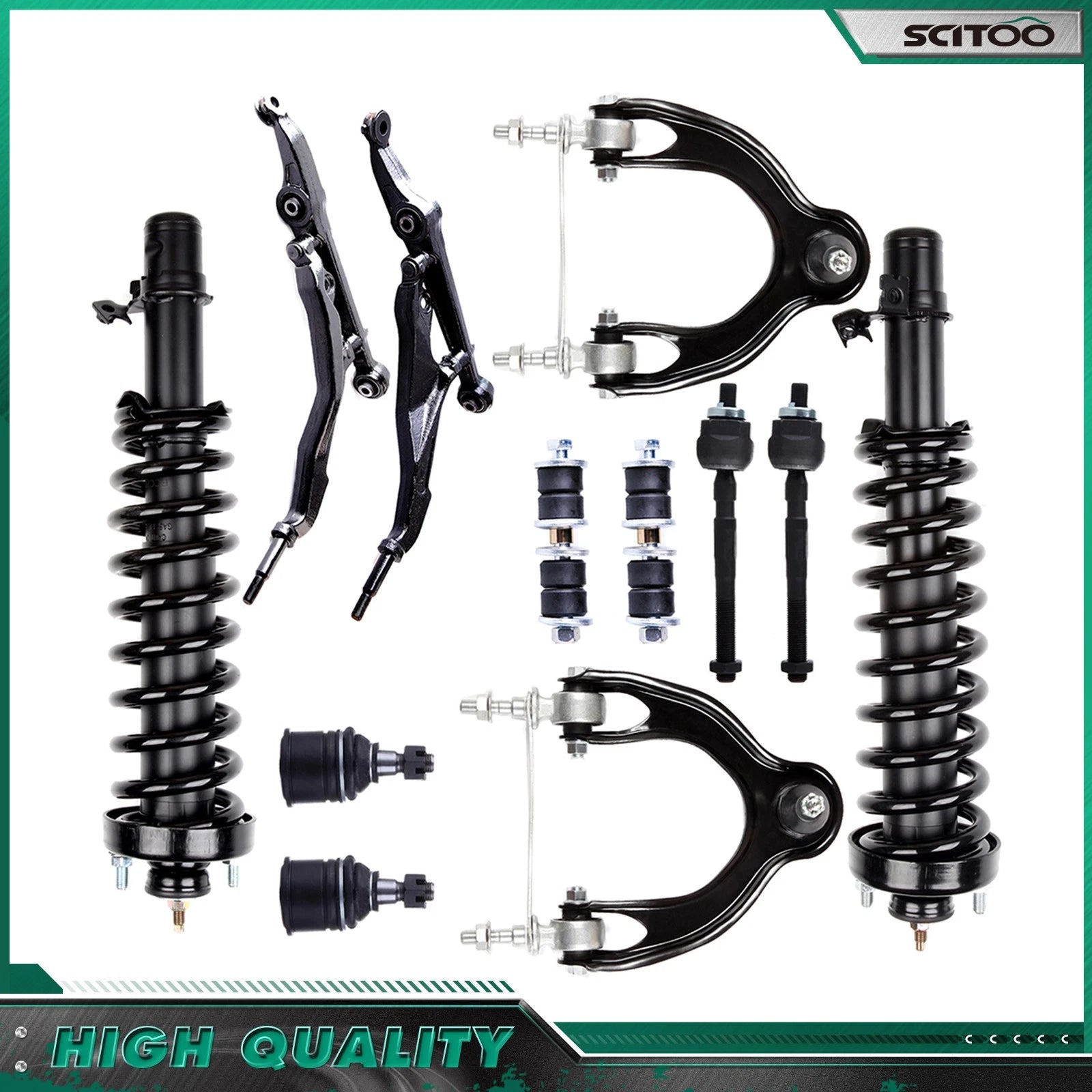 Front Complete Struts & Control Arms for Honda Civic (1992–1995)