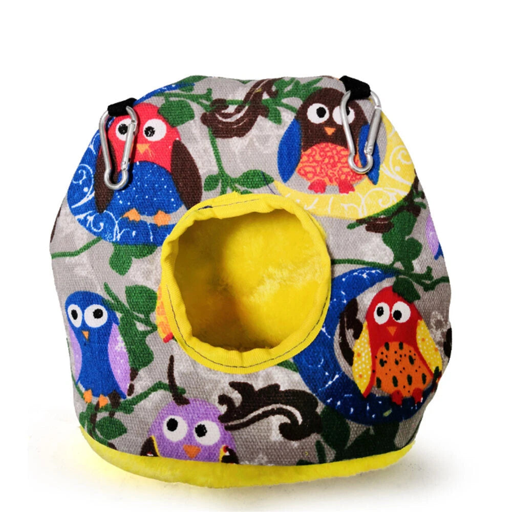 3 Size Plush Hammock for Parrot Cage (Pet Cave)