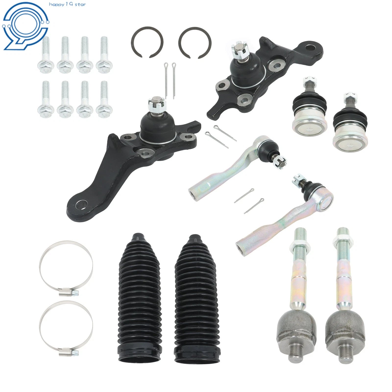 10X Inner Outer Tie Rods & Ball Joints for Toyota Sequoia (2003) K90255