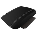 Leather Console Armrest Cover for Cadillac Escalade (2002–2006) White Stitch