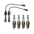 Denso Wire Set & 4 Iridium Power Spark Plugs for Protege (1999)