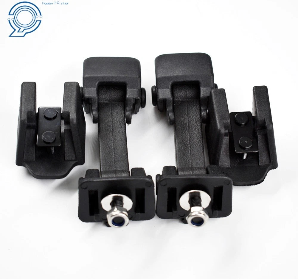 2 Hood Catch & Bracket Latch for Jeep Wrangler (2007–2016)