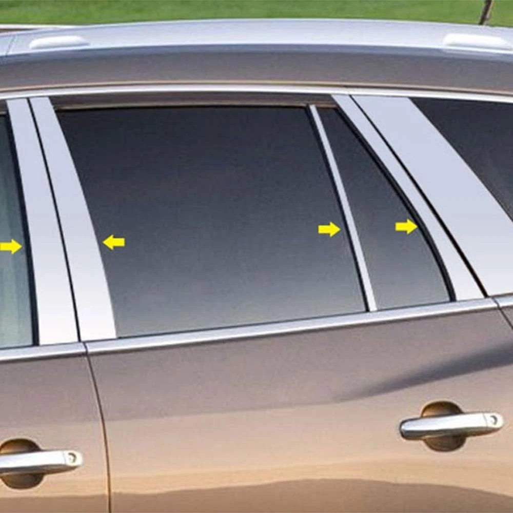 Luxury FX Chrome Pillar Post Set for Buick Enclave (2008–2017)