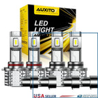 Set of 2 AUXITO 9005 & 9006 LED Headlight Bulbs for High Low Beam