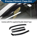 Set of 4 Window Deflectors for Honda Fit (2015–2020) - Side Vent Visors