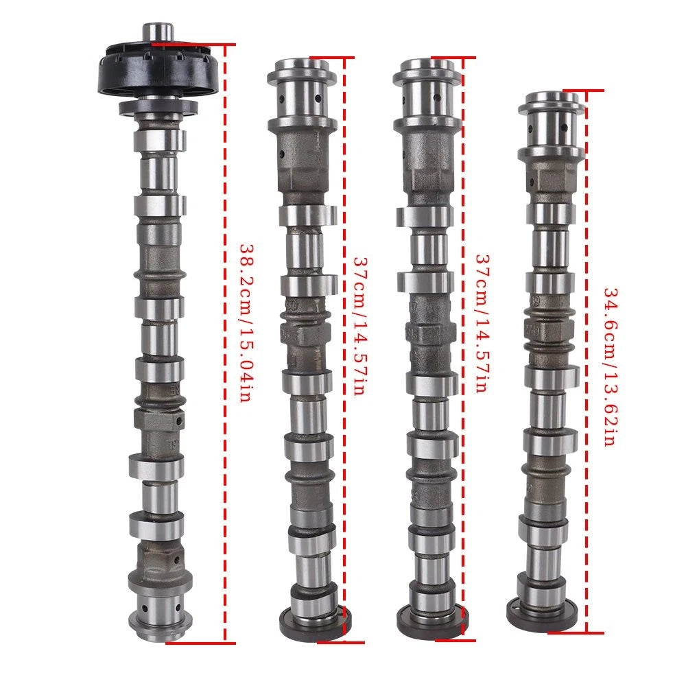 Set of 4 Camshafts for Jeep Dodge Chrysler Ram 3.6L Pentastar (2011–2018)