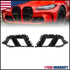 Front Bumper Vent Grill for BMW G80 M3 G82 G83 (2021–2023) Gloss Black