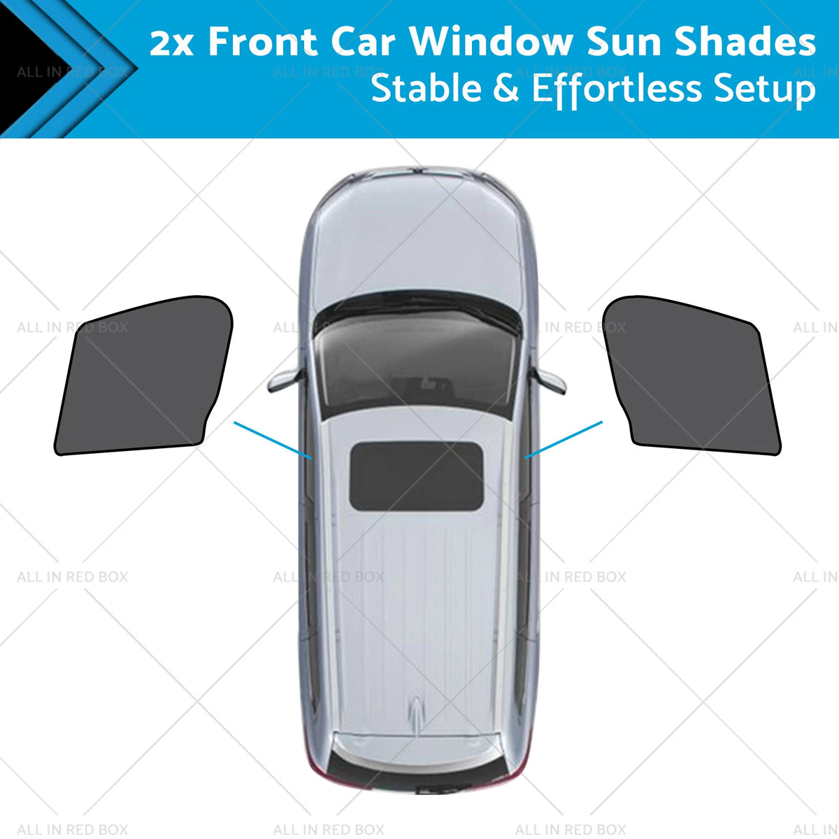 2X Car Window Sun Shades for Mazda CX-9 (2016–2025) UVA & UVB Protection