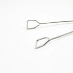 15-Inch Stainless Steel Barbecue Tongs for Grill Tool