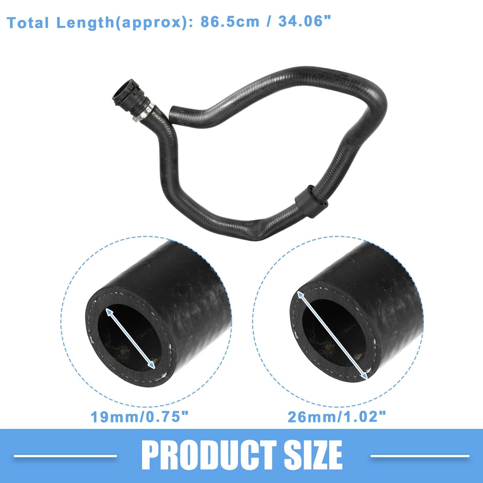 Radiator Coolant Hose No. 64218380127 for BMW X5 3.0i (2001–2006)