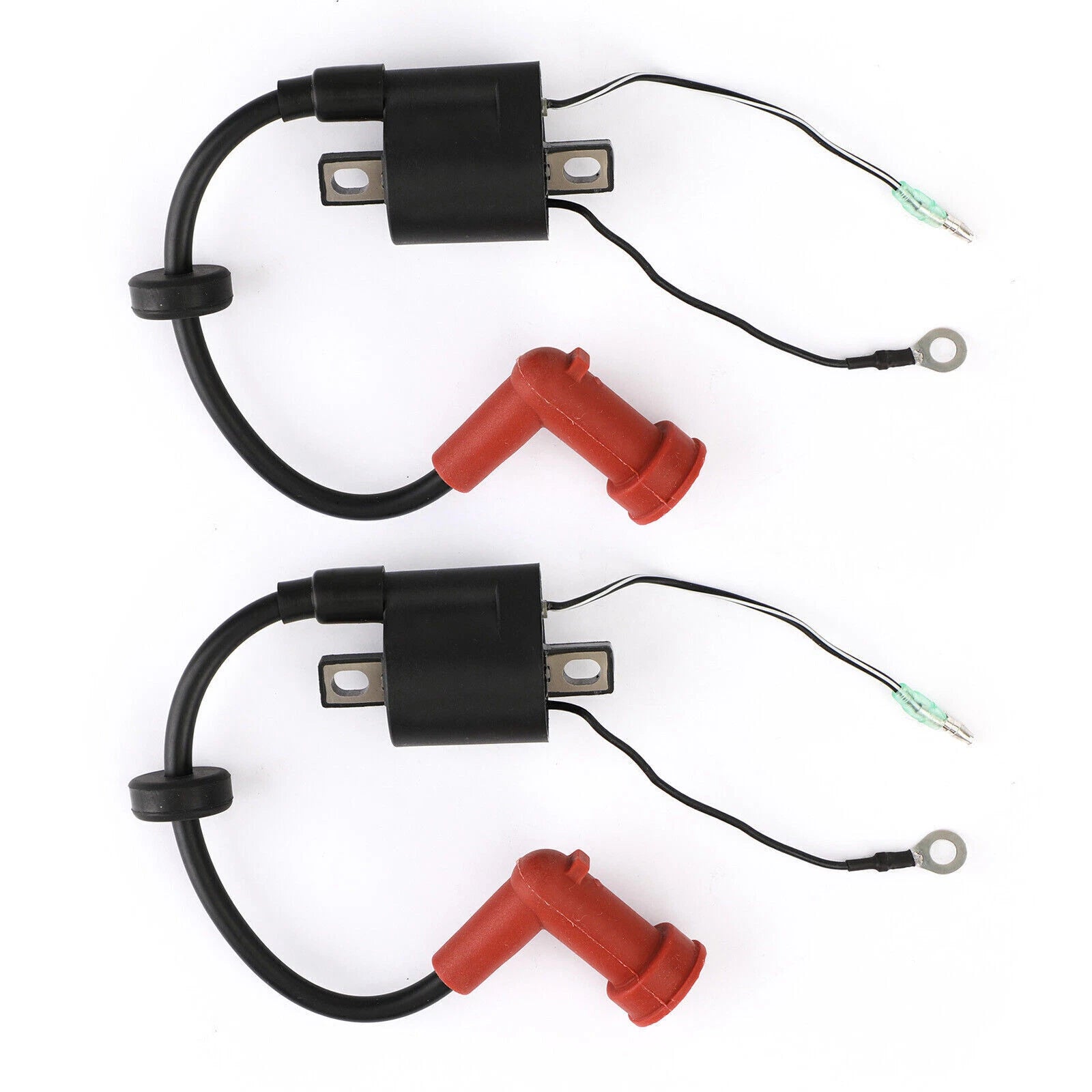2X Outboard Engine Ignition Coil for Yamaha 40hp (40X E40X MHL) 66T-85570-00