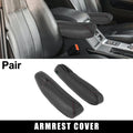 Pair Front Seat Armrest Covers for Honda CR-V (2010–2011) Black Red Line