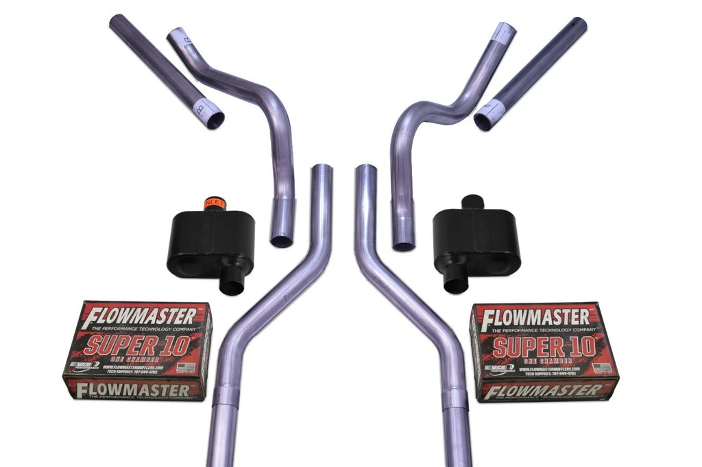 2.5" Dual Exhaust Kit for Suburban Yukon (1969–1972) - Flowmaster Super 10