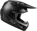 Fly Racing Kinetic Solid Helmet for Offroad (Medium, Matte Black)