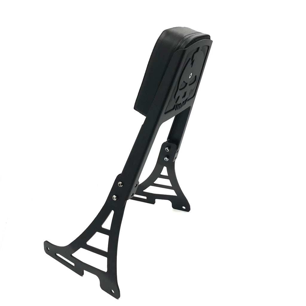Black Skull Backrest Sissy Bar Leather Pad for Softail FLSTSC FXST FXSTB FXSTS