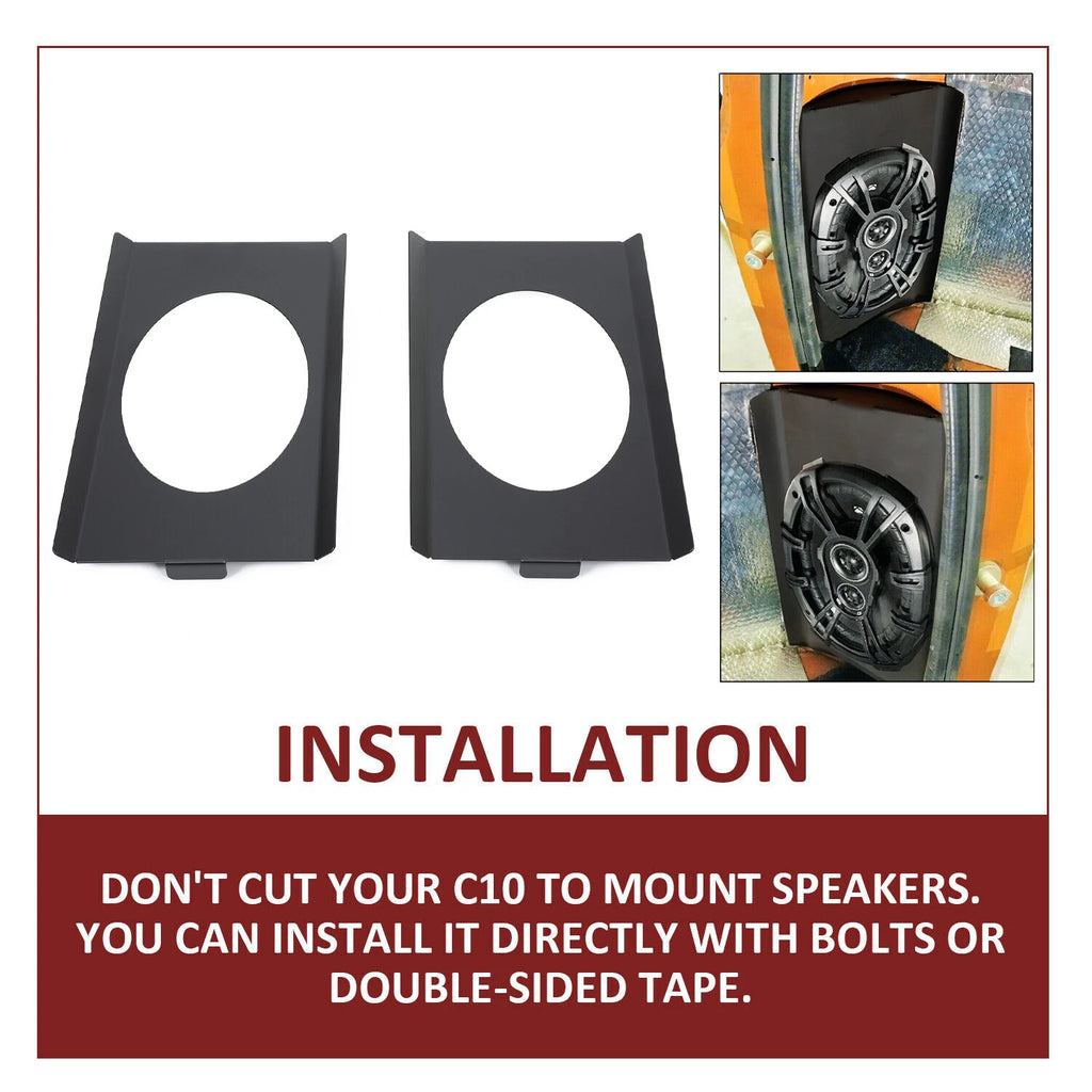 Set of 2 Speaker Brackets for Chevy C10 (1973–1987)