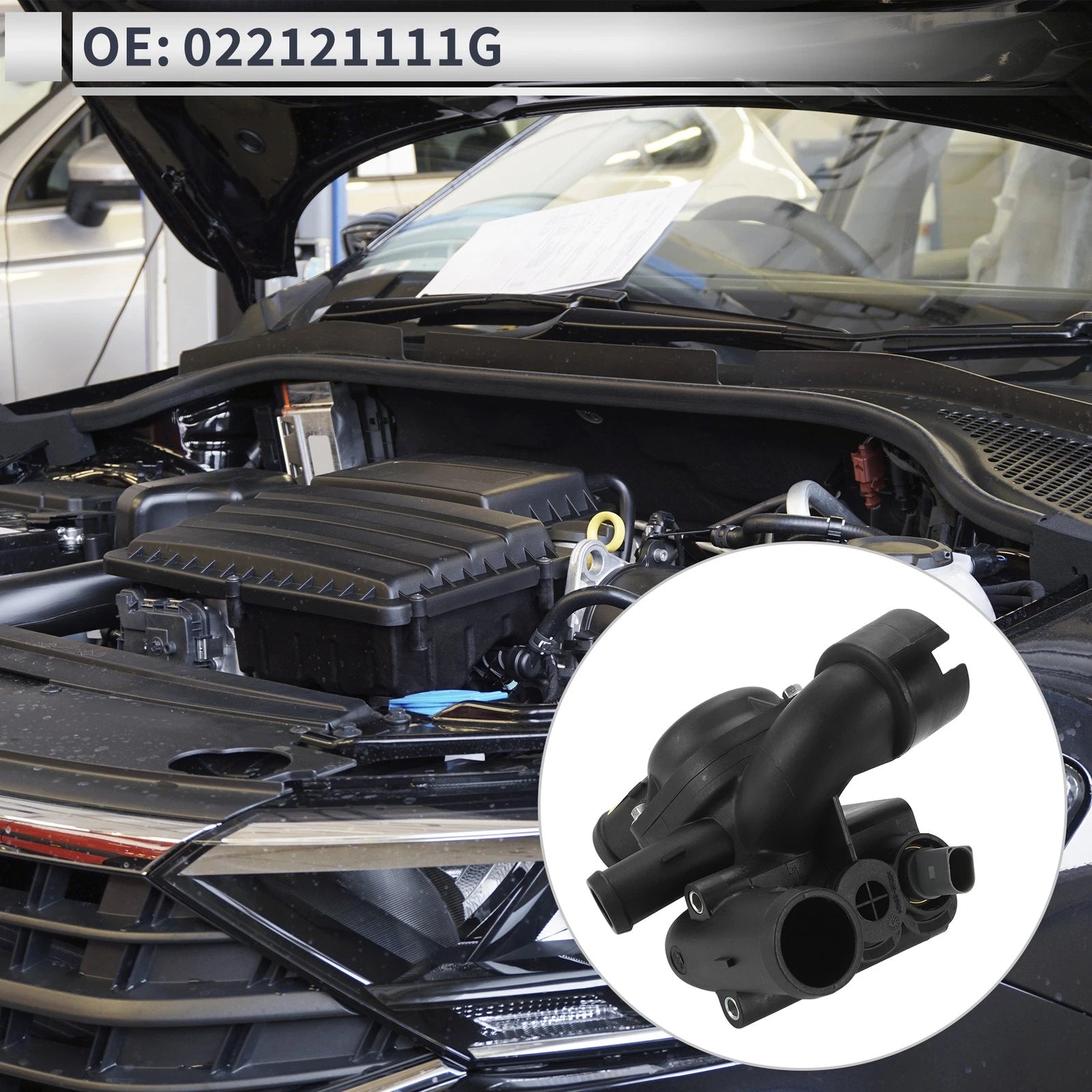 Engine Coolant Thermostat Housing Assembly for Volkswagen Touareg (2004–2006)