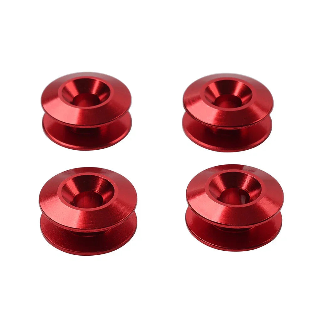 4PCS Red Quick Release Bumper Holder Clips for Trunk Hatch Lid