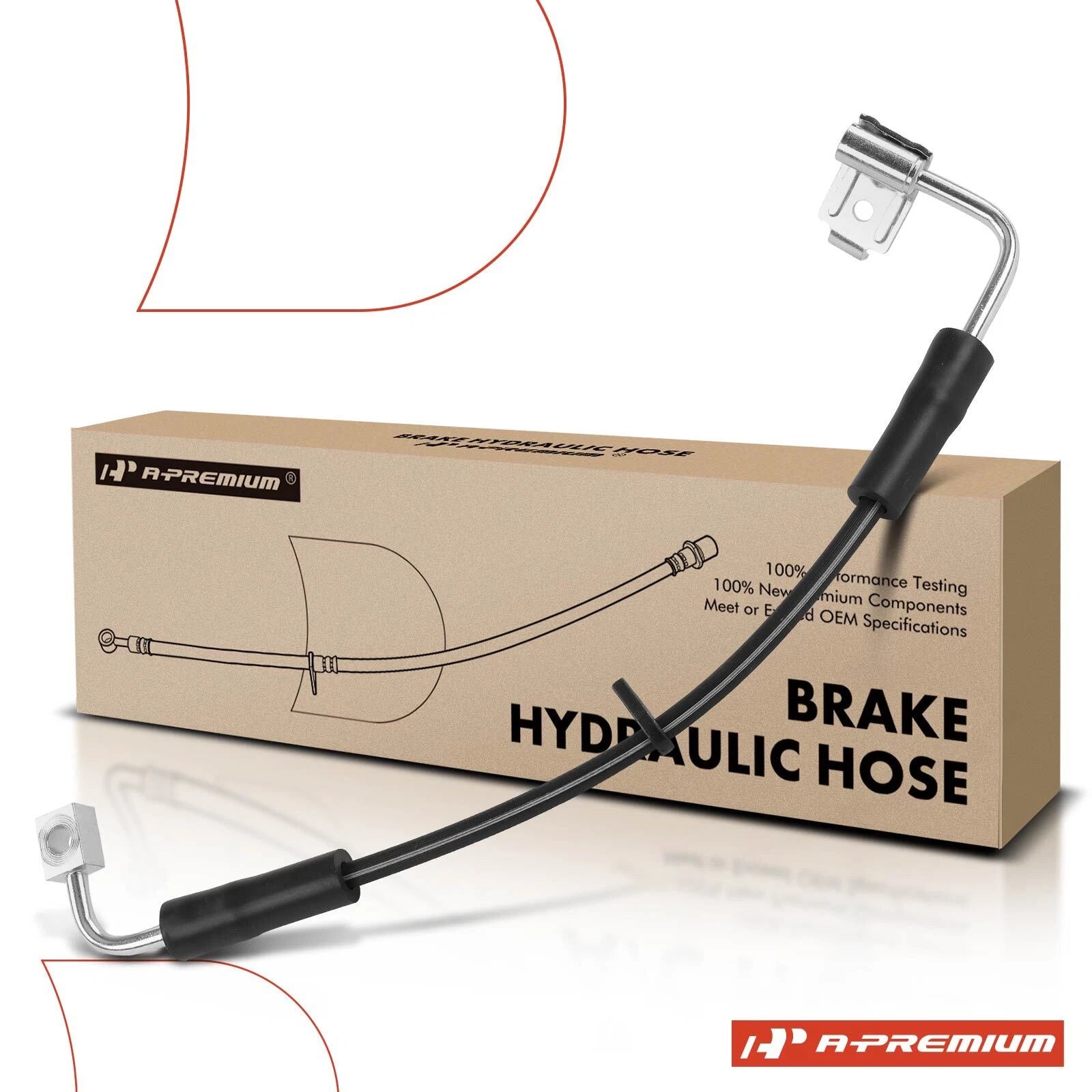 Front Left Brake Hydraulic Hose for Jeep Wrangler (2007)