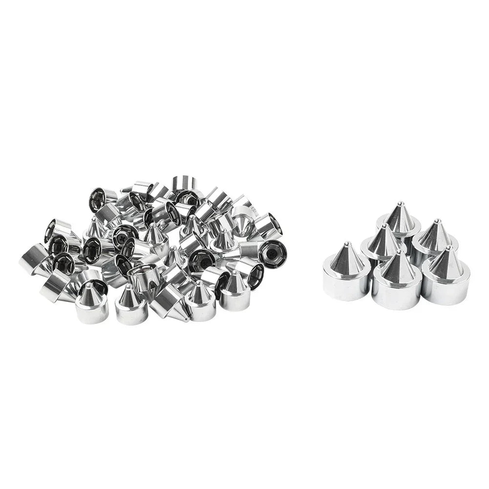 52X Chrome Engine Topper Screw Bolt Cap for Harley Twin Cam Dyna FXD (2000-2017)