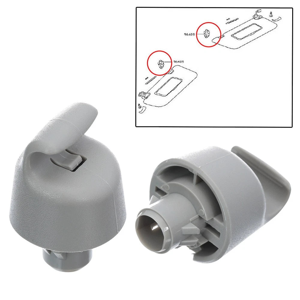 2X Sun Visor Retainer Clips for Nissan Murano Rogue Pathfinder Altima (2003–2023)