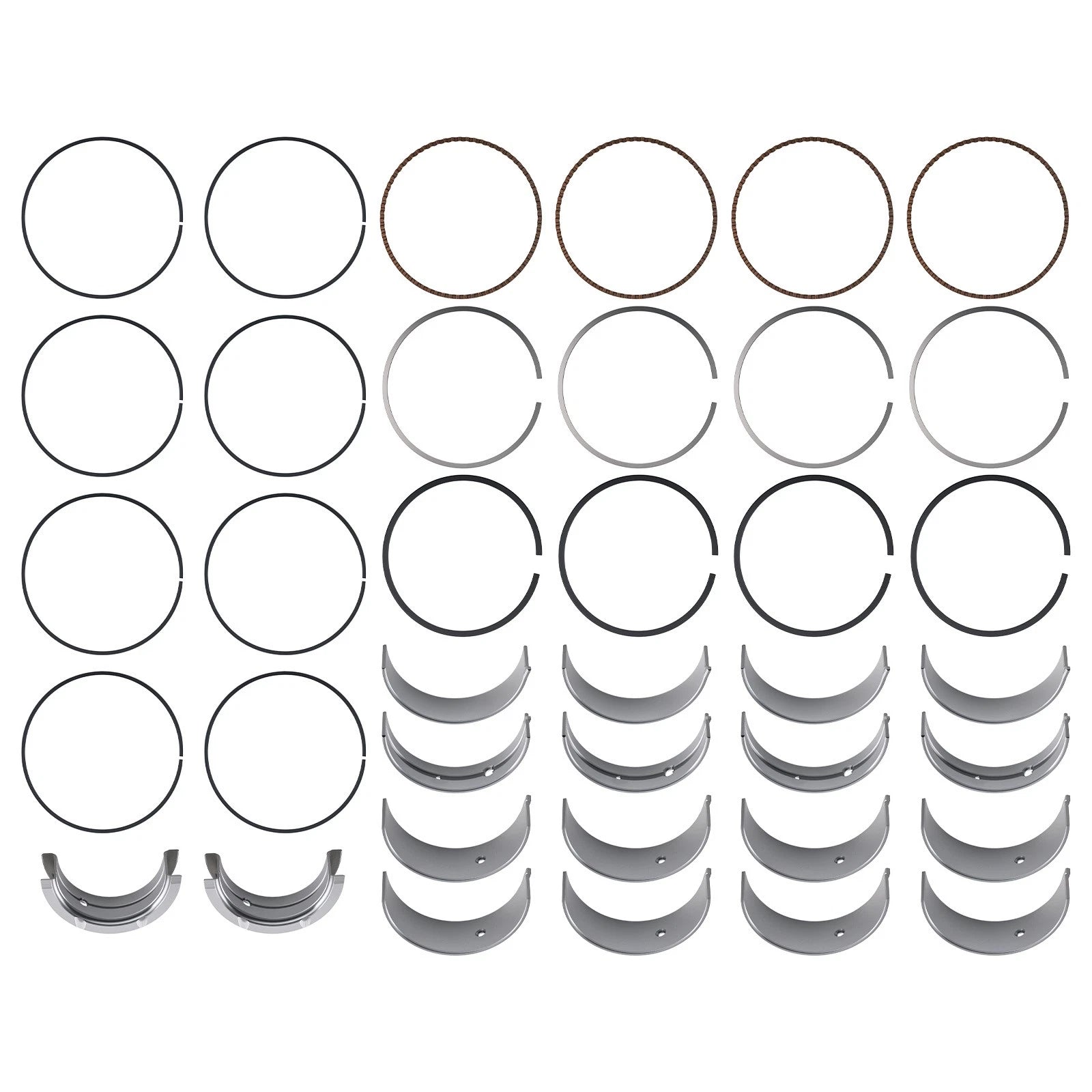 Complete Piston Set for Nissan Altima 2.4L (1993-1997)