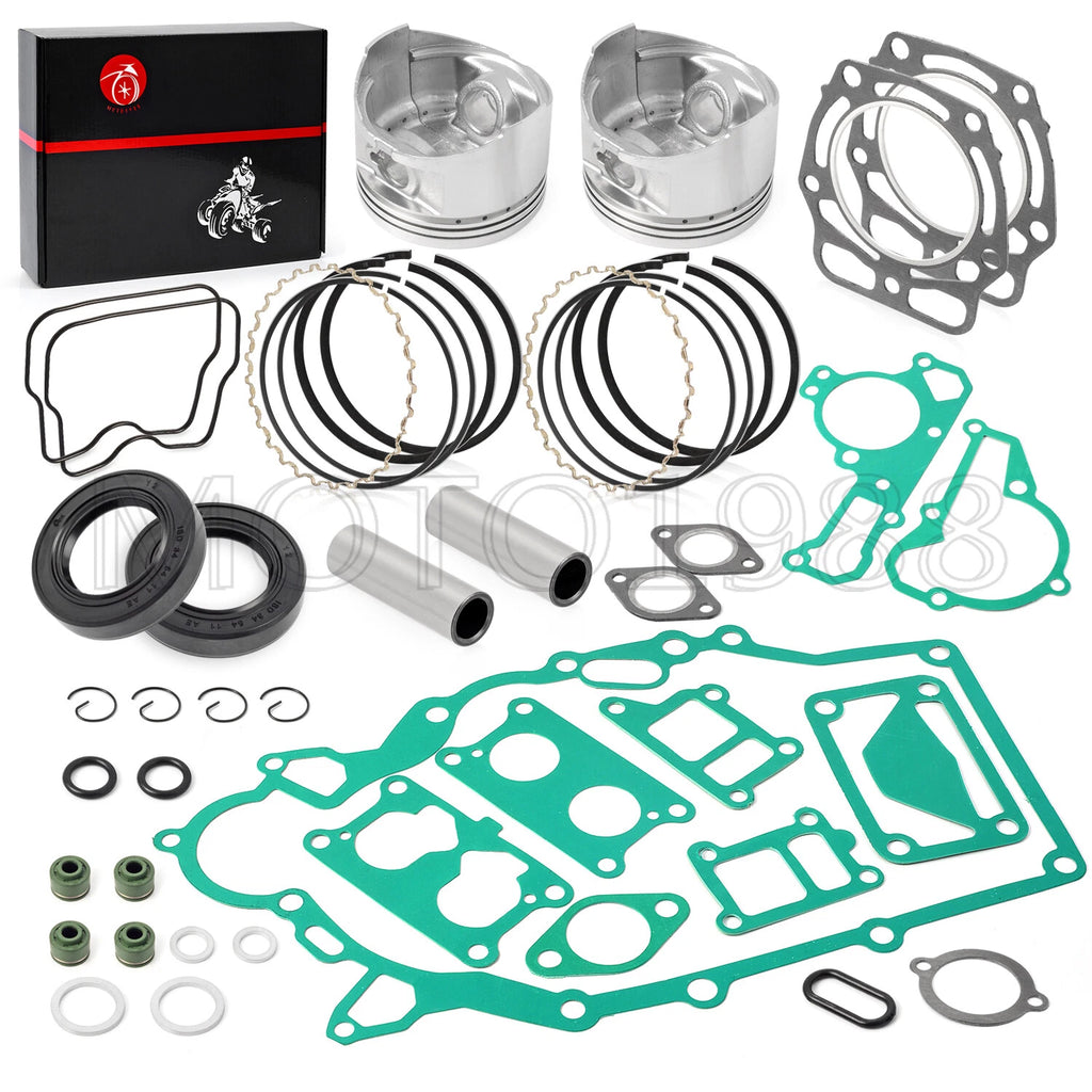 Engine Rebuild Kit with Seal, Pistons & Rings for Kawasaki (13001-2210)