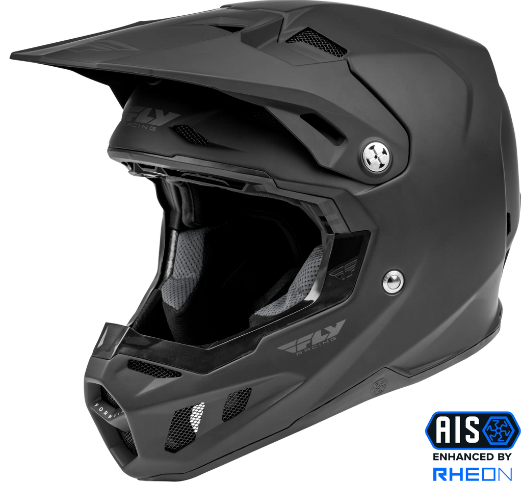 Fly Racing Formula CC Solid Helmet for Offroad (Medium, Matte Black)