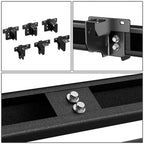 Pair of Mild Steel Side Arm Step Bar Running Boards for Jeep Wrangler JL (2018–2022)