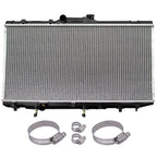 Radiator with Oil Hose Clamps Kit for Toyota Corolla, Geo Prizm (1993–1997)