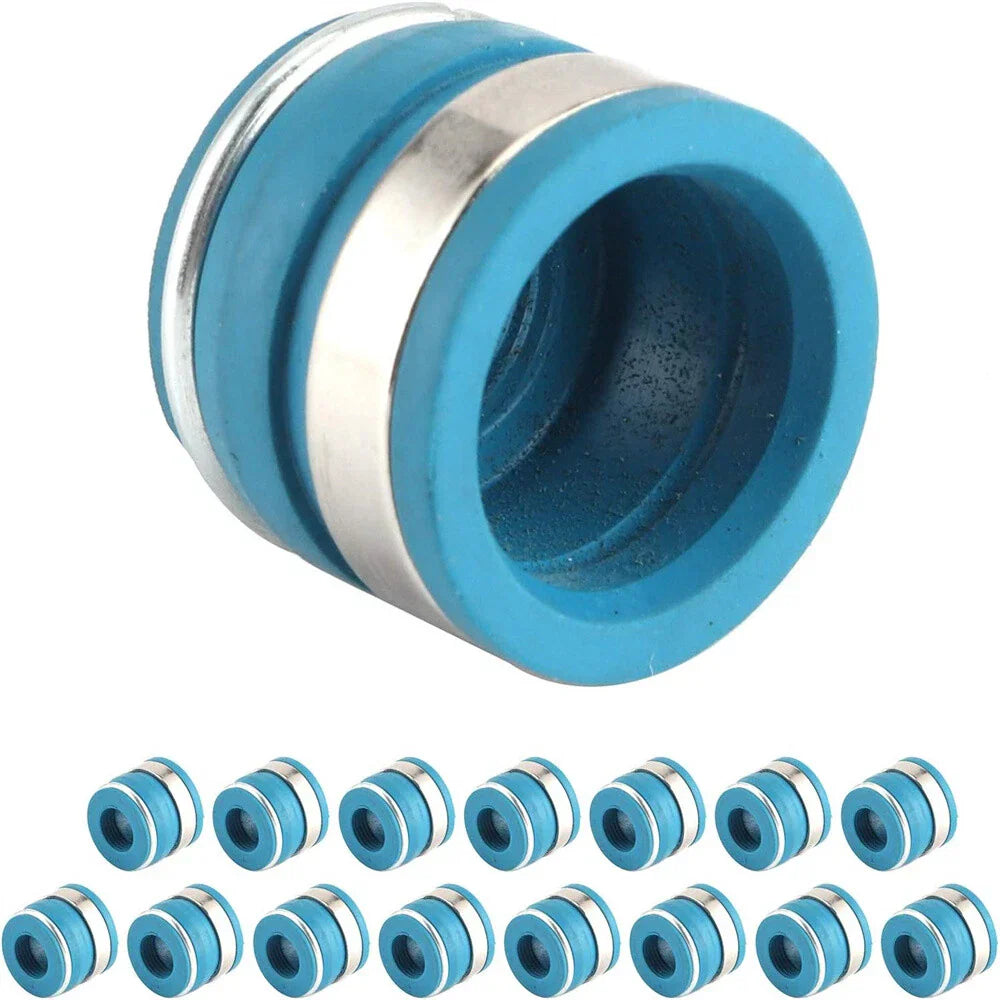 16 Pcs Valve Stem Oil Seal Kit for SBC BBC SBF BBF Engine 11/32��� X .500���