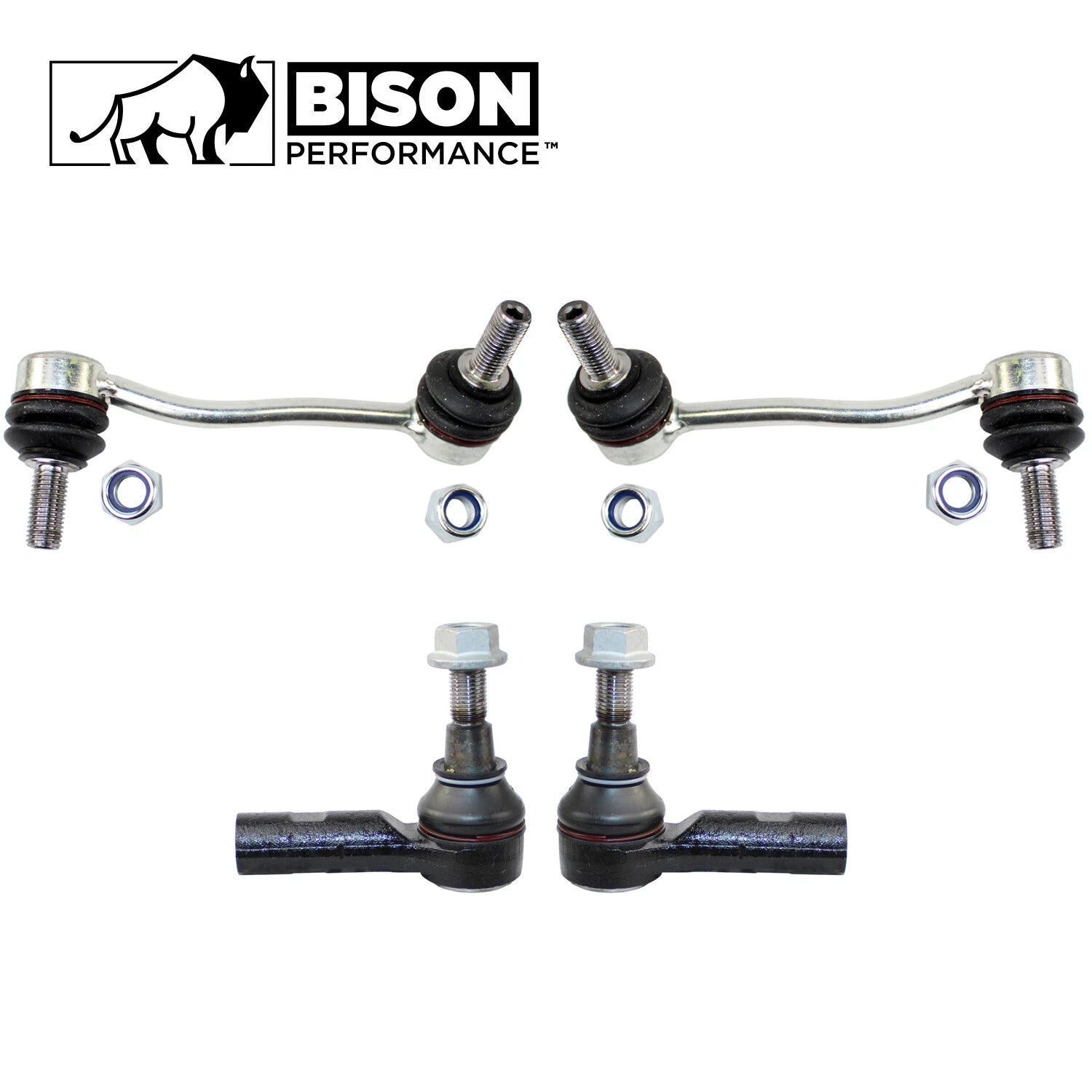Set of 4 Front Sway Bar Link Tie Rods for Dodge Mercedes RWD