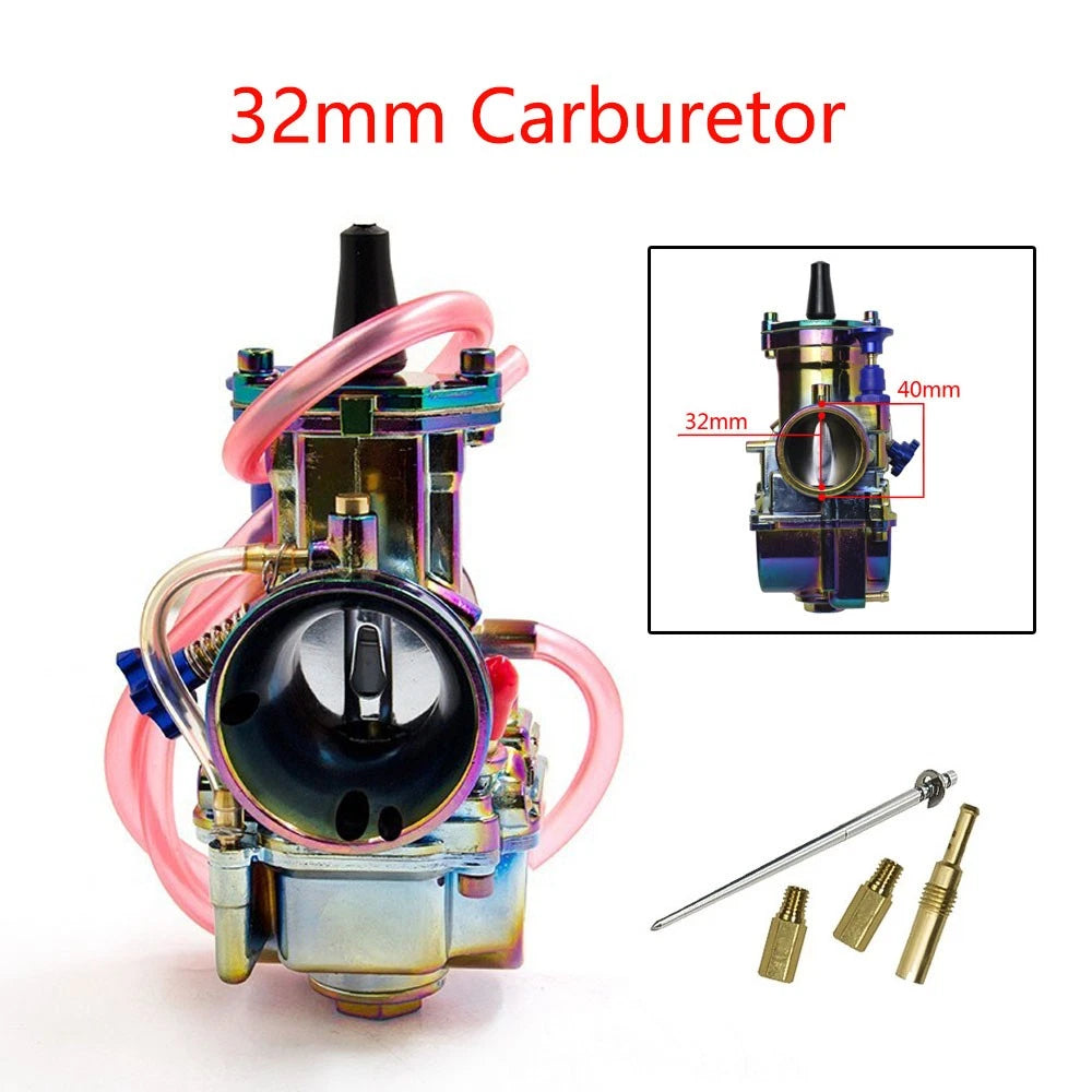 32mm Carburetor with Power Jet for PWK32 200cc-250cc (2/4 Stroke)