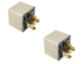 Set of 2 Multi Purpose Relays 5-Pin 0332209159 for Audi VW Saab Porsche (–)