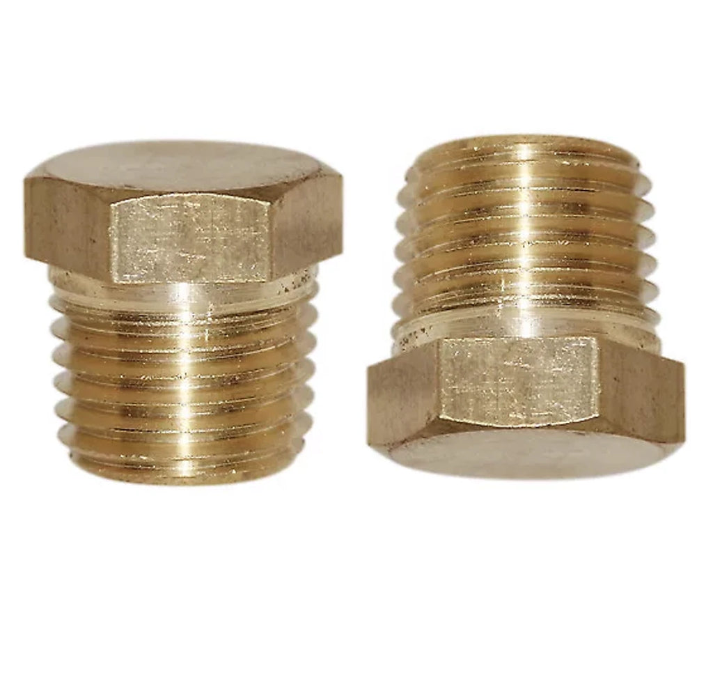 Set of 2 Brass Plug Fittings for Mercury MerCruiser (22-36382, 36382)