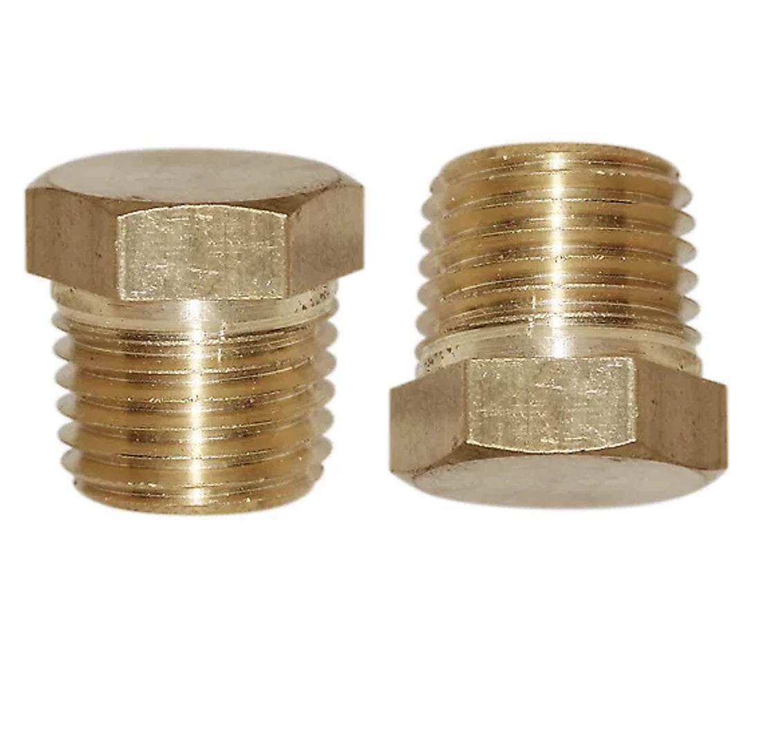 Set of 2 Brass Plug Fittings for Mercury MerCruiser (22-36382, 36382)