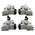 Set of 4 Front Brake Wheel Cylinders for Yamaha Kodiak 400 YFM400FW (1993–1998)