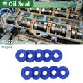 Set of 10 Oil Seal Rotary Shaft Seal 10x22x6mm High Pressure Blue