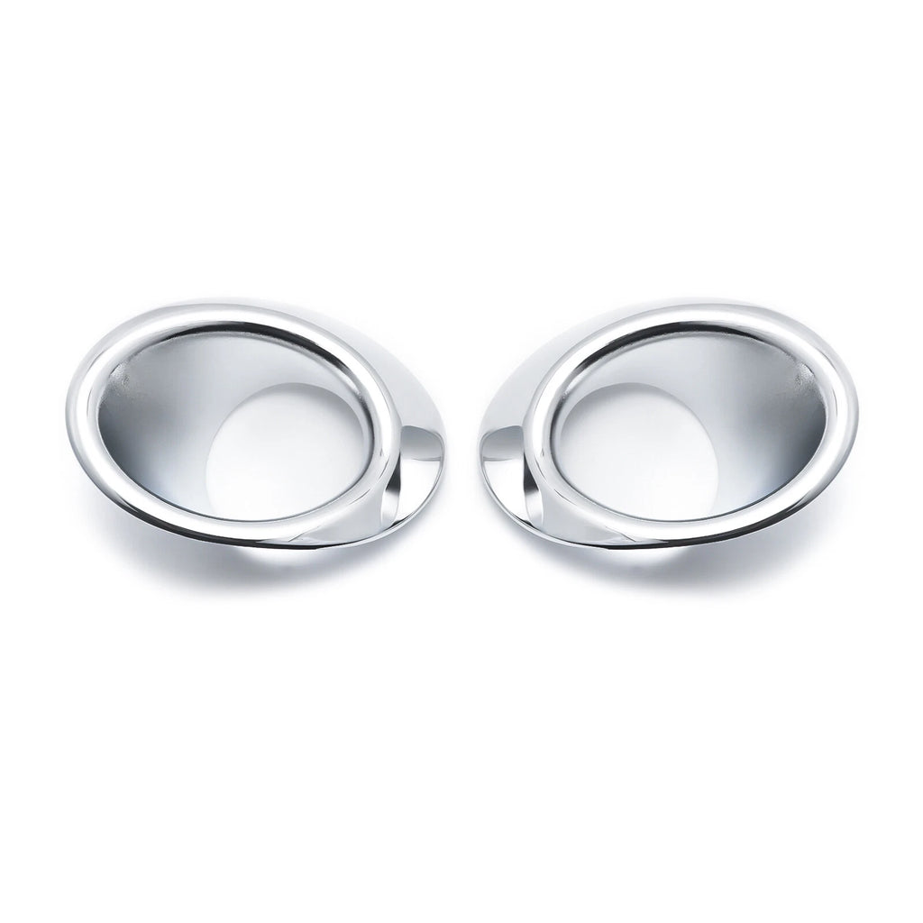 Chrome Front Fog Light Bezel Cover Trims for Honda Civic (2016-2018)