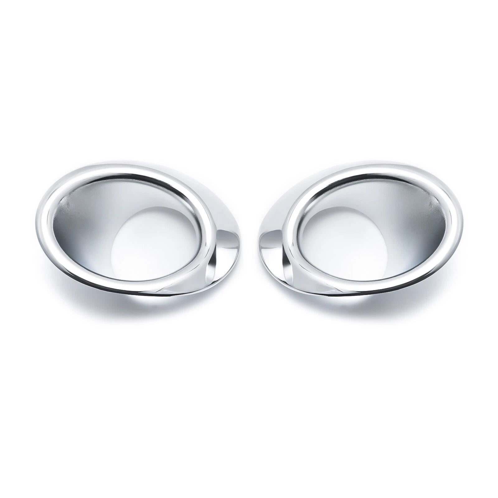 Chrome Front Fog Light Bezel Cover Trims for Honda Civic (2016-2018)