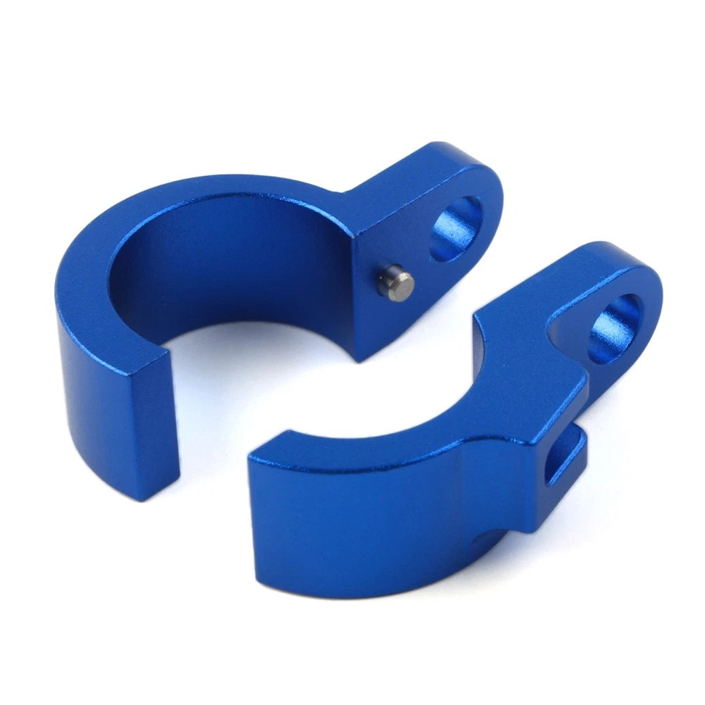 CNC Front Brake Hose Clamp for Honda CR80R CR85R CR125R CR250R (1996–2007) Blue
