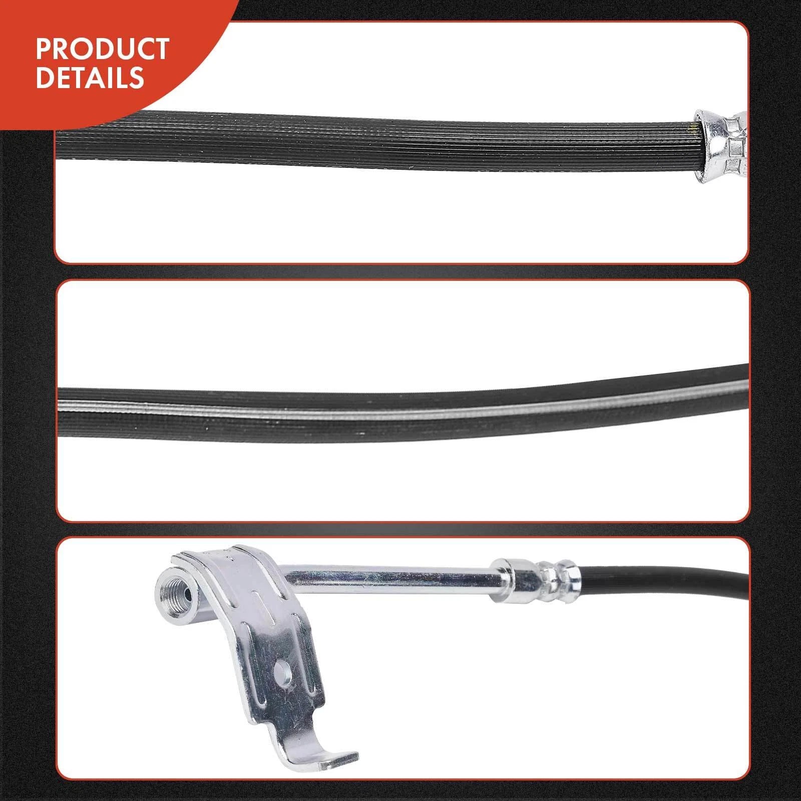 Rear Left Brake Hydraulic Hose for Jeep Wrangler JK (2007–2013)