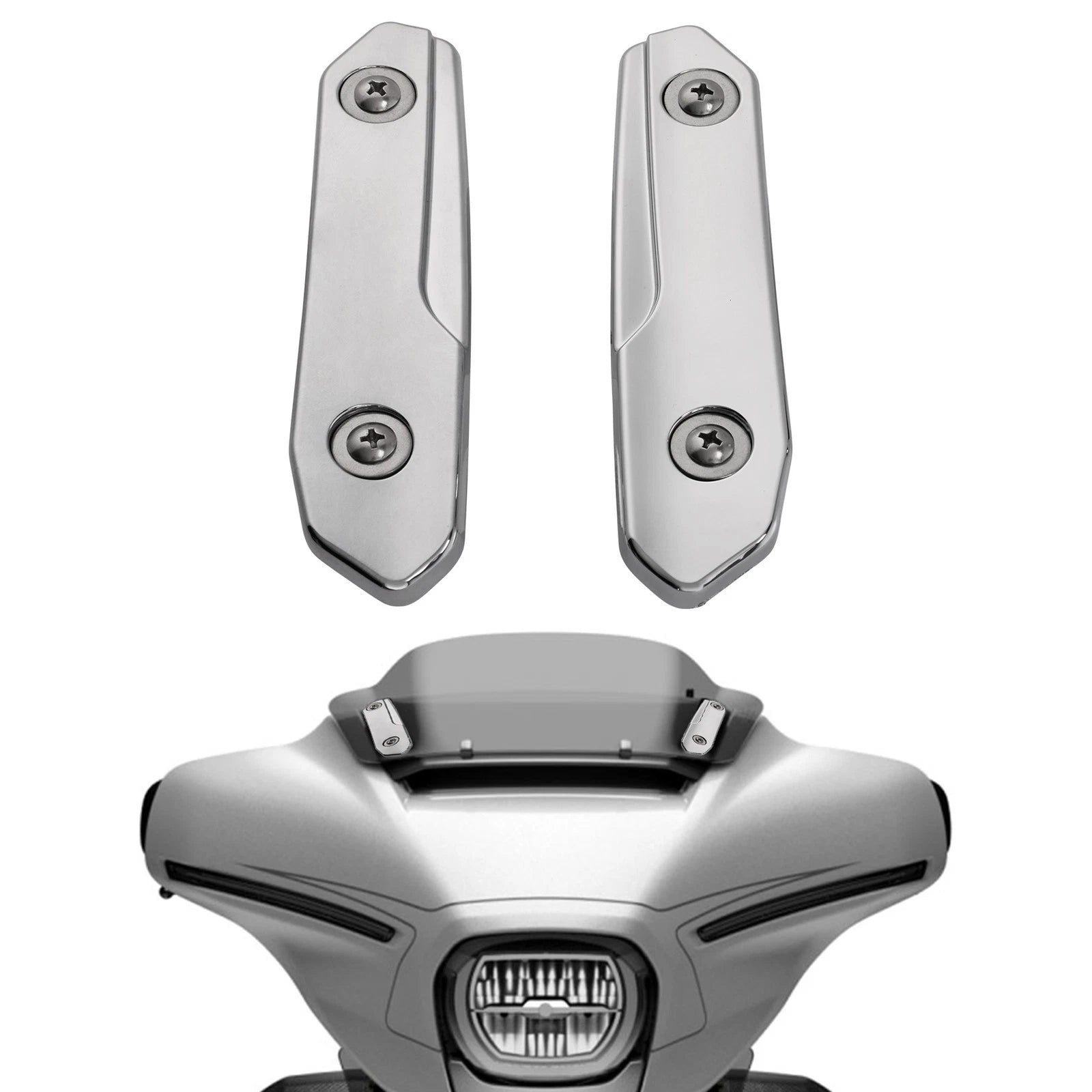 Split Windshield Trim for Harley CVO Street Glide (2023–2025) FLHX 24-25